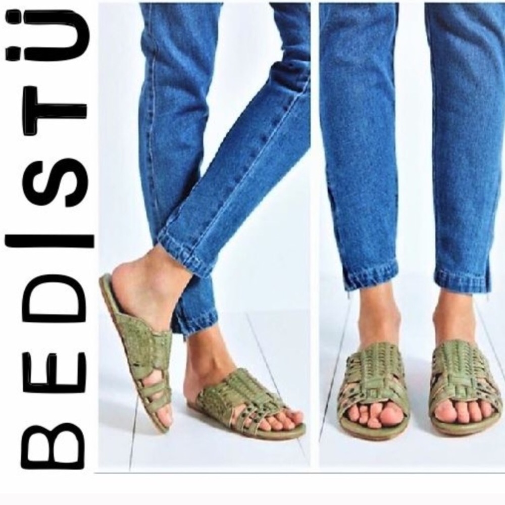 BED STU Diaz woven leather sandal